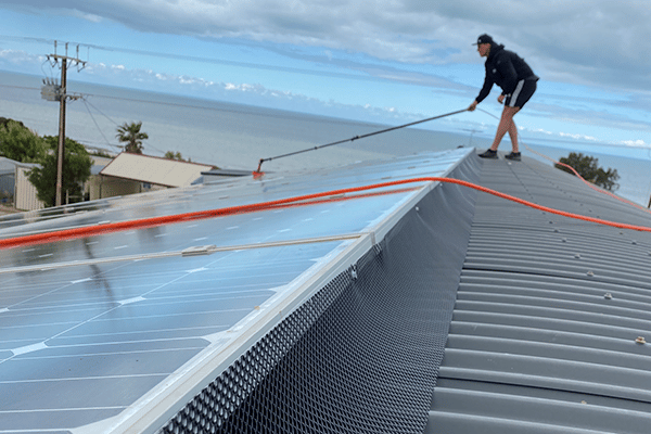solar panel cleaning